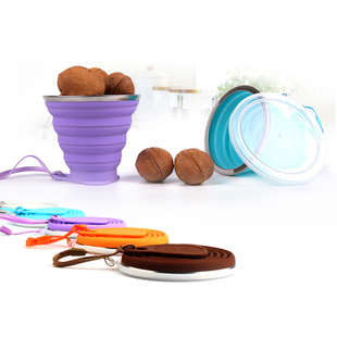 Silicone Lanya 极速New Outdoor Cup WitXh Water 270ml Folding