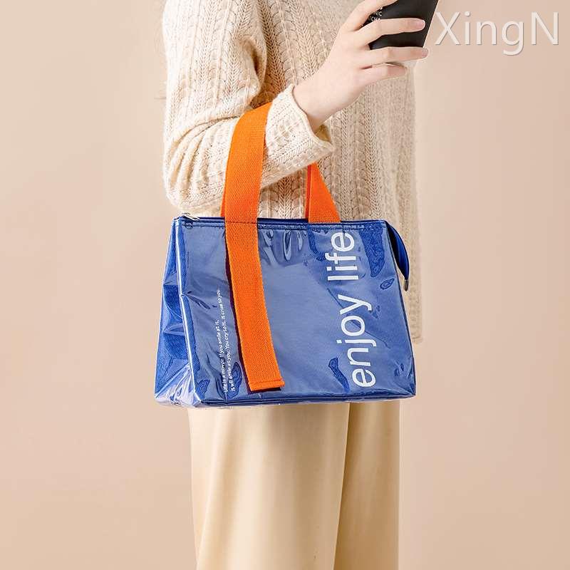 极速手提a保温饭盒袋子防水便当包加厚铝箔手拎上班族带饭包大码