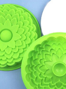 极速Round Sunflower Siliconey Stencil Large Casting Die Soft