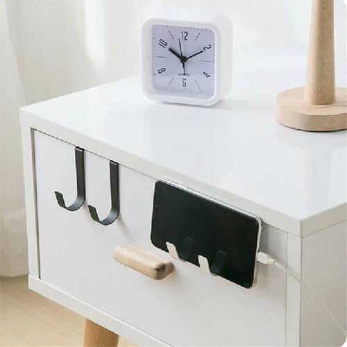 极速Metal Hooks Kitchen Cabinet Door BacLk Hook Bathroom Han