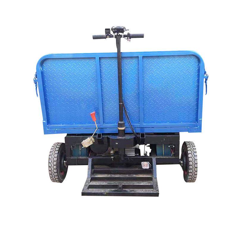 极速畜牧养殖e站架式四轮倾卸车 大棚果园搬运车 电动灰斗运输车