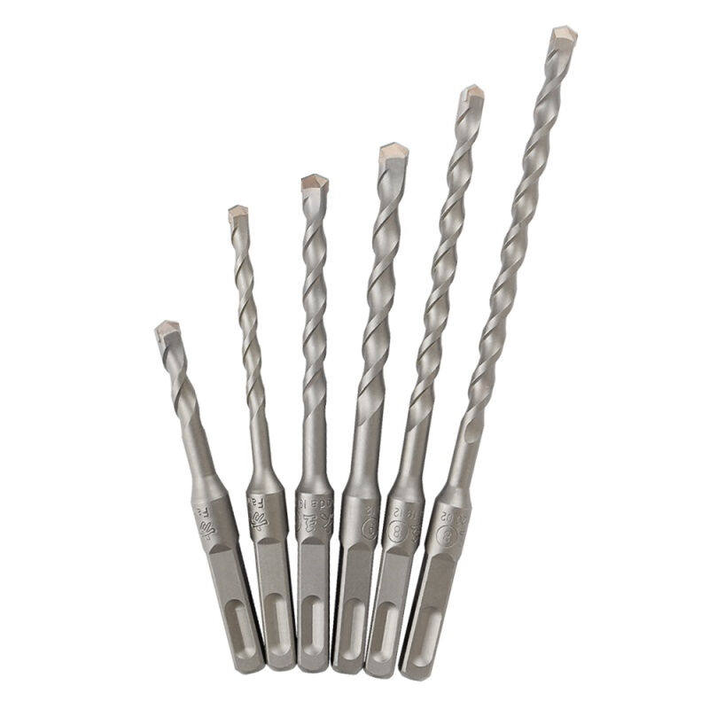 极速冲击电锤钻钻头穿墙植筋8mm方四坑方柄混凝土水W泥墙壁打孔钻