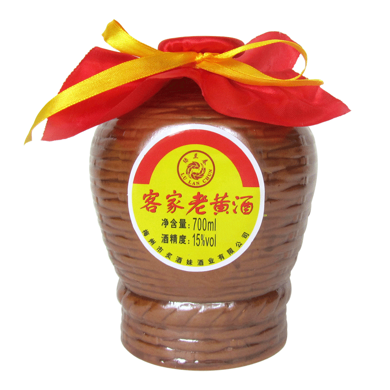 【会员购】绿兰春客家老黄酒广东梅州特产700ml火炙工艺可泡阿胶