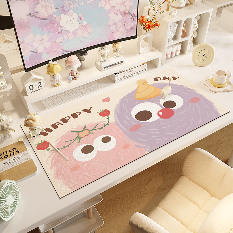 硅藻泥材质吸水速干防滑桌布