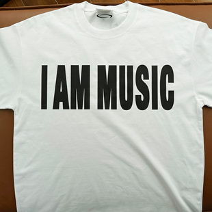I AM MUSIC专辑周边Opium YVL风格标语短袖playboicarti同款
