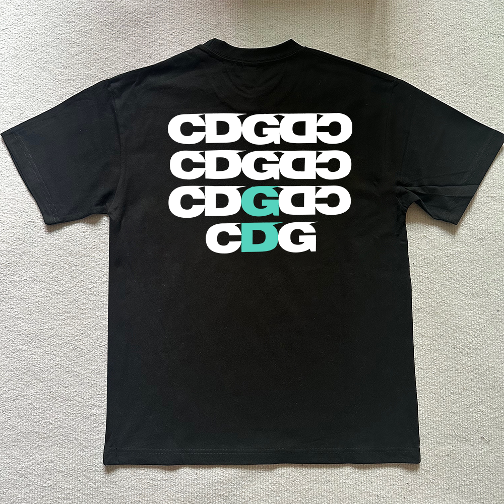 2026GD权志龙CDG&&Uuml;bermensch同款周边纯棉短袖T恤男女潮流