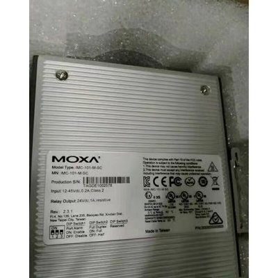 MOXA IMC-101-M-SC,摩莎 10/100BaseT(X) 转100BaseFX 光电转换器