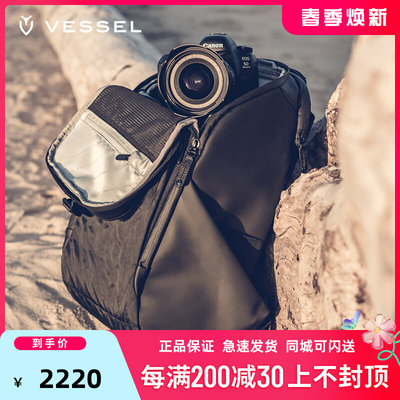 vessel2022年新款PrimeX高尔夫球相机包大容量多功能防水双肩背包