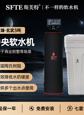 斯芙特SFTE至臻-玄武系列中央软水机适用商业别墅去除水垢H3000