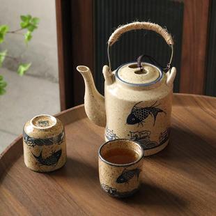 复古茶壶家用大号茶具陶瓷泡茶壶凉水大容量套装 日式 冷水功夫客厅
