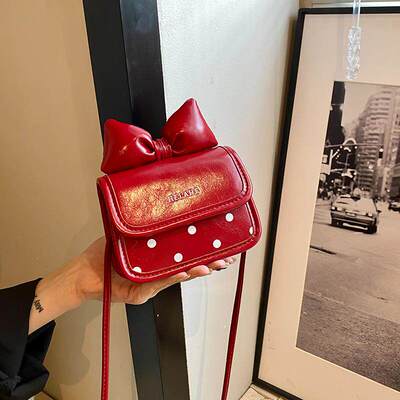 英国MAGKISS儿童2026新款网红可爱女童宝宝手提包出游斜挎包包