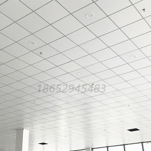 新矿棉板吊顶600x600办公室厂房吊顶J天花板吸音板硅钙板洁净板安