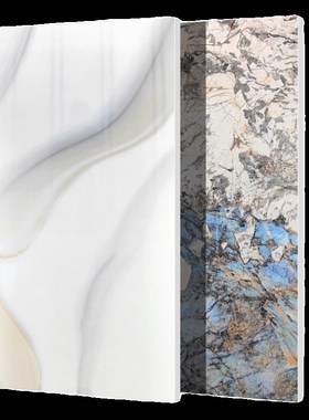 新广东佛山瓷砖h地砖750x1500亮光岩板奢石蓝色大理石地板砖600x1