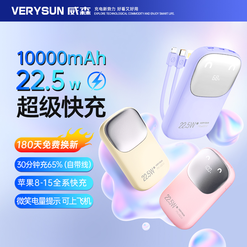 22.5W超级快充20000mAh10000毫安