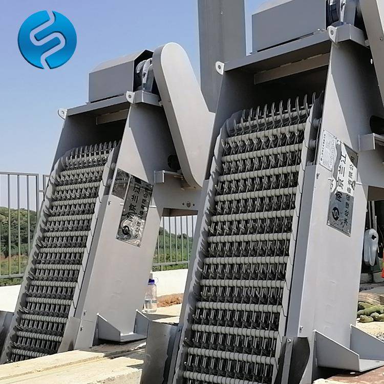 回转式机械格栅选型 不锈钢机械格栅机 循环齿耙式格栅机厂家