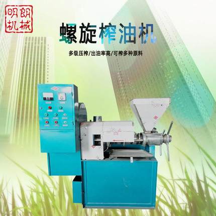 大型商用榨油机全自动菜籽油油坊压油机食用油加工花生榨油机厂商