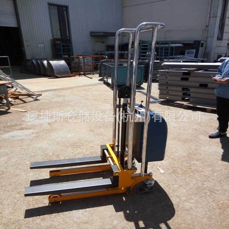 半电动堆高车步行式液压升降装卸车铲车堆高机卸货叉车托盘搬运车,商业/办公家具,堆高车,淘宝优惠券,粉丝福利购,淘宝优惠卷