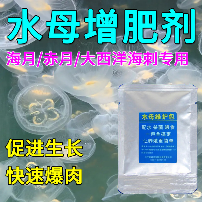 水母盐 海水素 海洋小宠物海月赤月饲养新手饲料用品养水母维护包