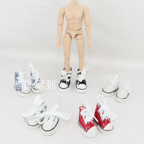1/12男素体6寸人偶衣服鞋子