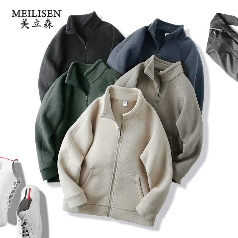 冬季美立森宽松立领男士夹克