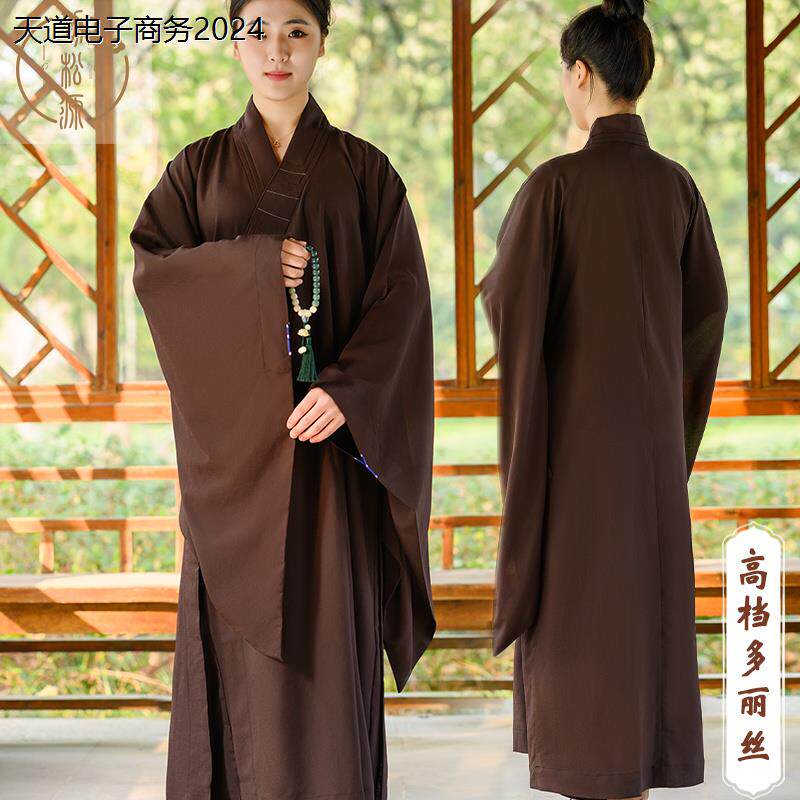 劲松源海青居士服女禅修