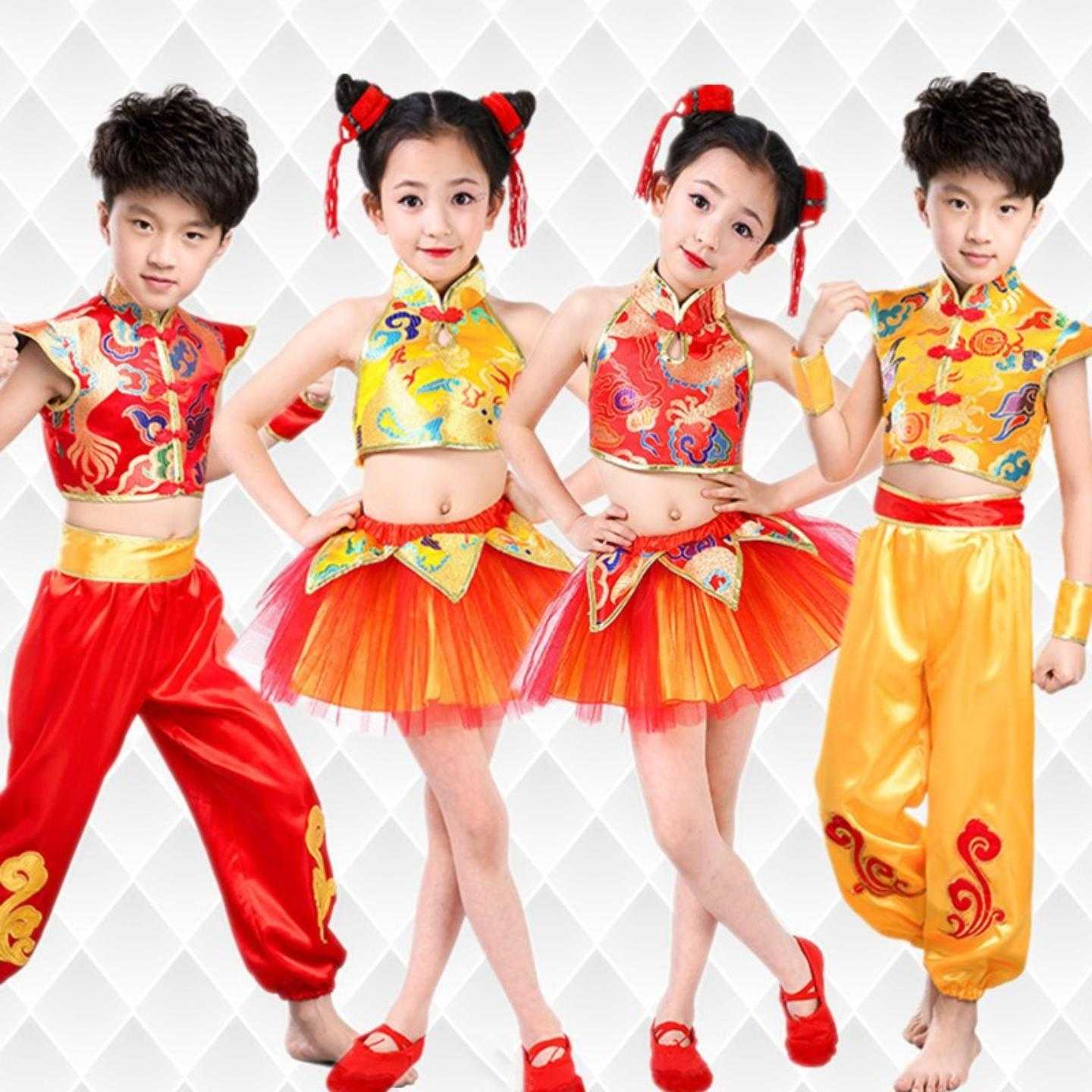 六一儿童灯笼肚兜哪吒演出服装