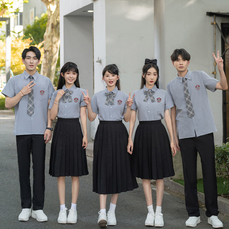 初中生合唱朗诵演出服高