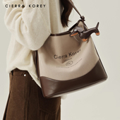 水桶包包女2025新款 Cierra Korey官网 秋冬复古通勤包单肩斜挎包