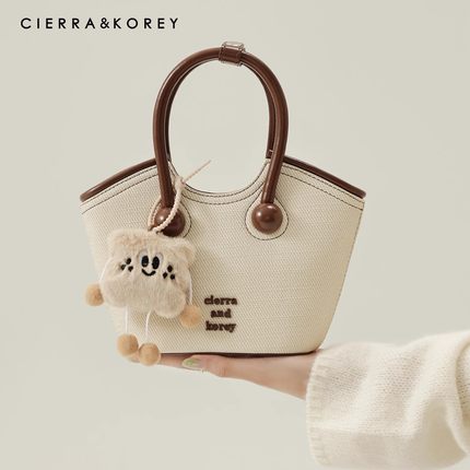 Cierra Korey官网  手提托特包包女2025新款超火休闲单肩斜挎小包