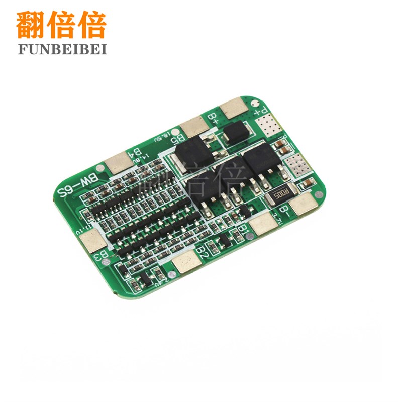 6串22V24V电动工具太阳能 照明 18650锂电池保护板