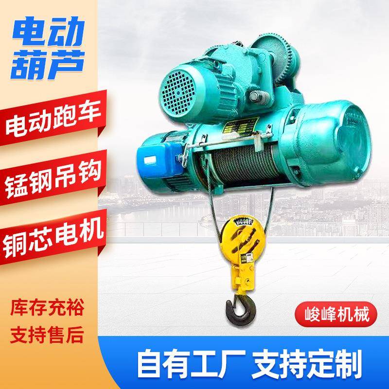 钢丝绳电动葫芦起重机龙门吊配件电动葫芦工业用起重电动葫芦