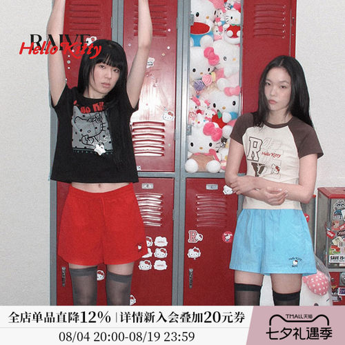 RAIVEXHELLOKITTY宽松短裤