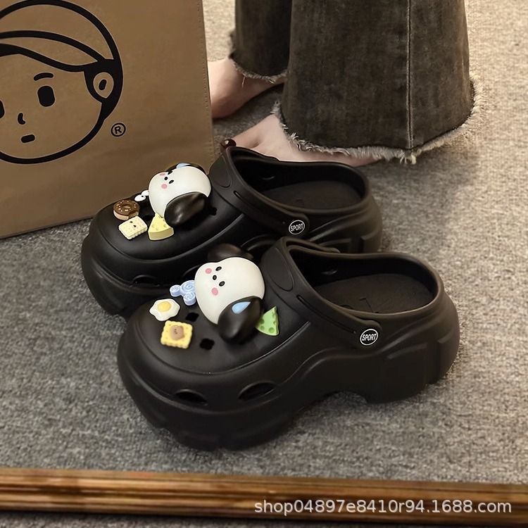厚底EVA洞洞鞋夏季外穿防滑防臭