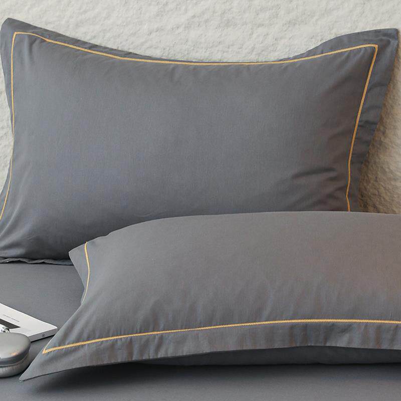纯棉大枕套50x80一对装100全棉枕头套大号加大大尺寸枕芯套48x74.
