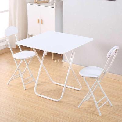 一桌四椅组合简易小方桌子椅子可折叠餐桌便携式摆摊小户型吃