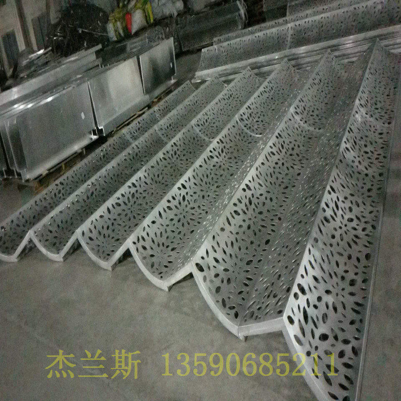 外墙装饰木纹铝窗花经销商厂家报价现代中式花格