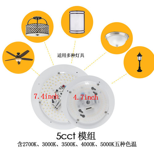 LED吸顶灯模组吊扇替换配件