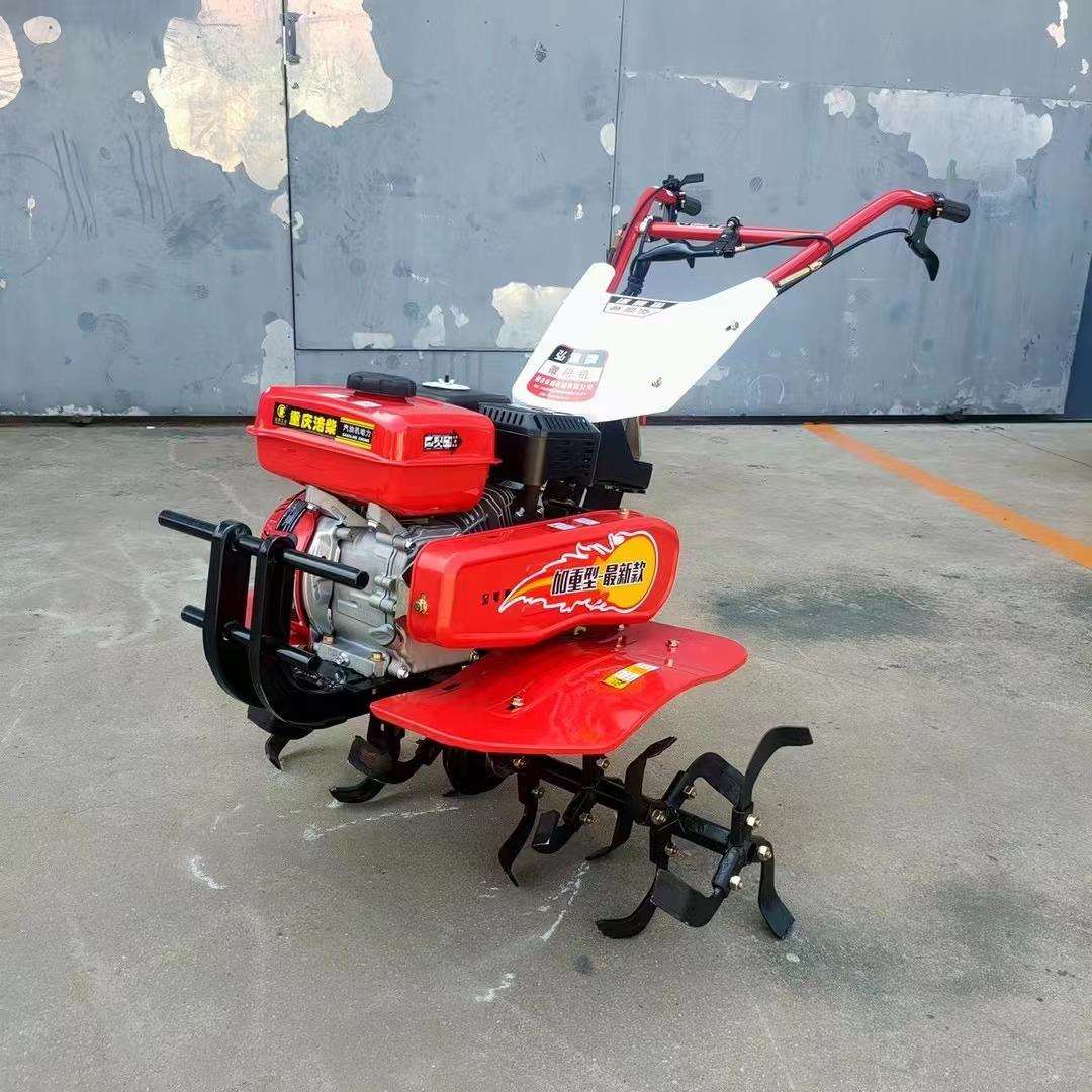 山地耕种开荒犁田机手扶式小型耕地机两驱微耕机果园开沟起垄机