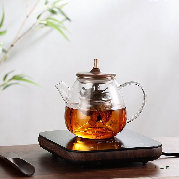 彼物养生壶玻璃蒸煮茶壶静音家用办公室台式耐热煮茶器电陶炉