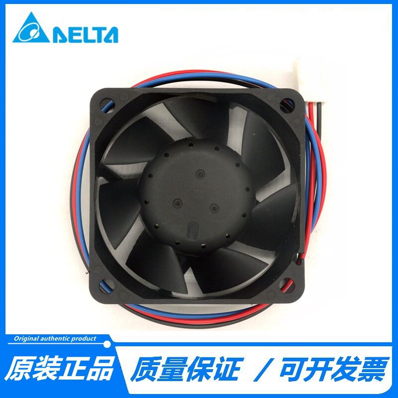原装台达 qfr0624gh 6025 24v 0.21a 0.1 6cm/厘米变频器风扇 - 实物图