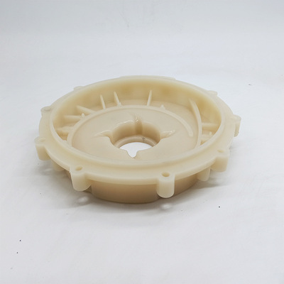 胜川宝台塑长美泵配件PVDF大头泵后封盖马肚泵自吸泵后盖1HP~10HP