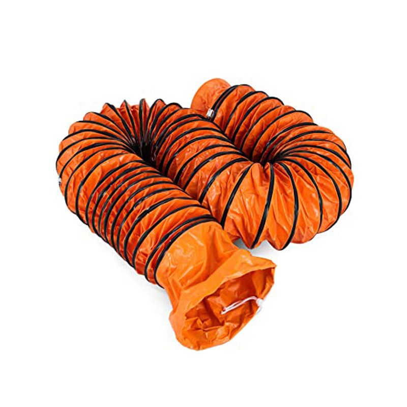 PVC钢丝软通风管 帆布尼龙 螺旋伸缩吸尘排气管骨架风筒