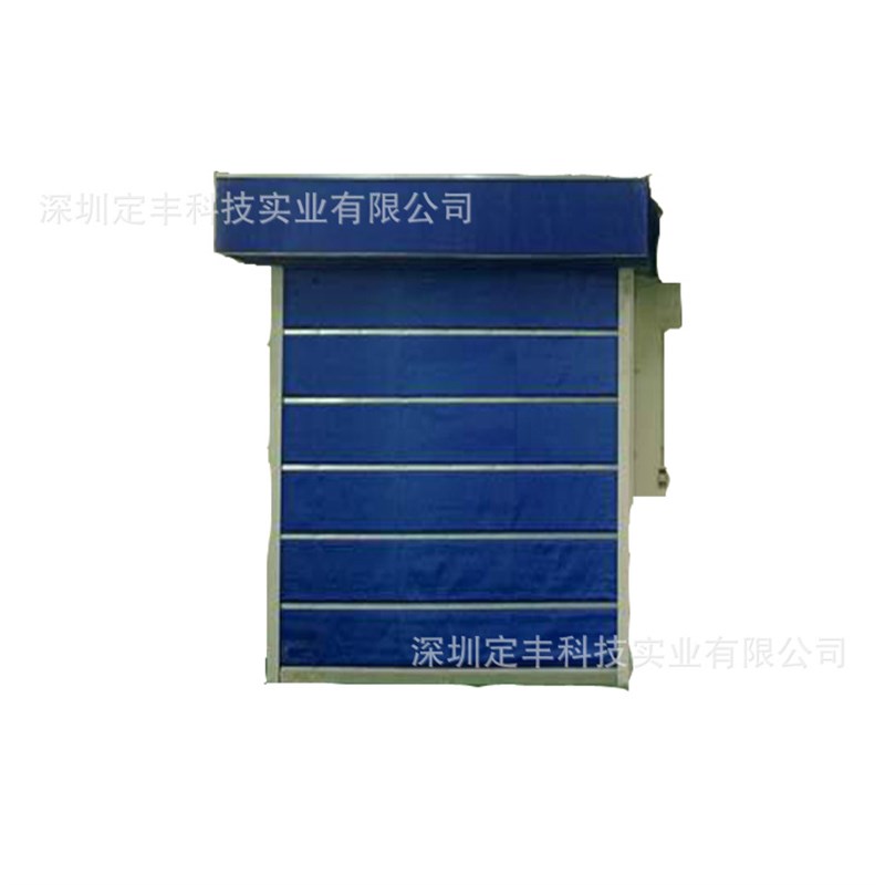 深圳电动防火卷帘门卷闸卷砸门无机布材质钢制质材料双层消防布帘