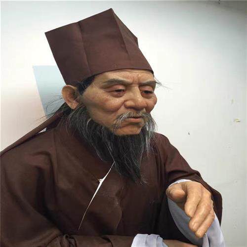 定制历史人物蜡像公孙策官员民间人物仿真蜡像可来图定制厂家直销
