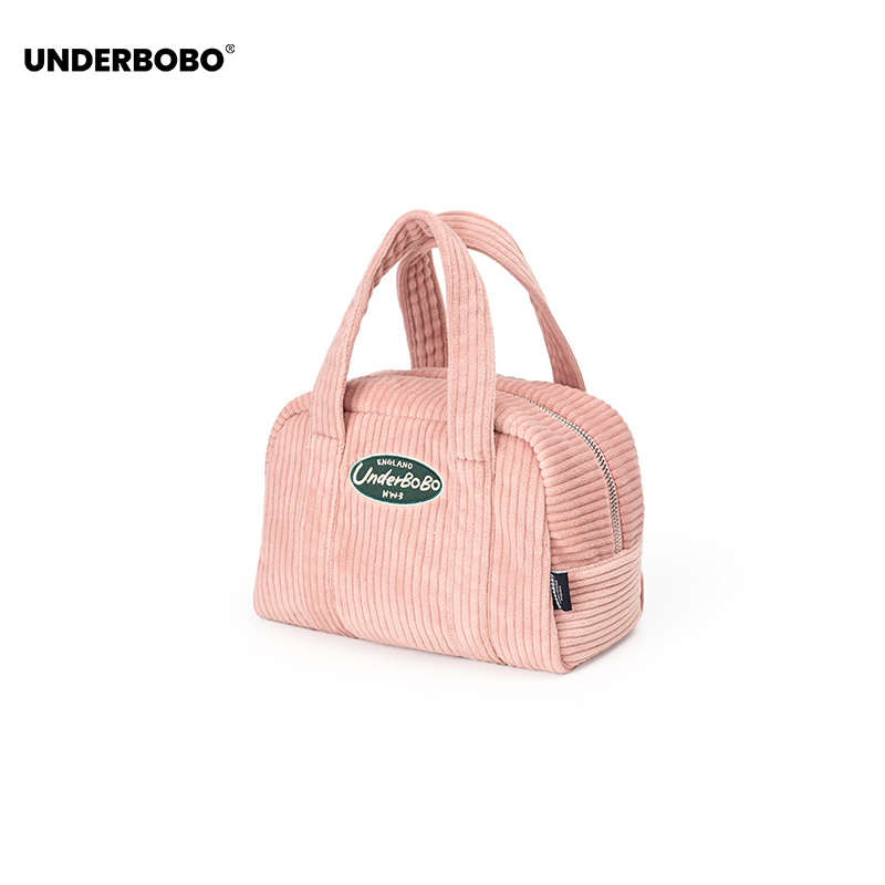 UNDERBOBO灯芯绒时尚百搭手提包