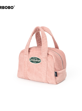 U系列灯芯绒手提包 高颜值简约小巧拎包 复古小众时尚百搭通勤女