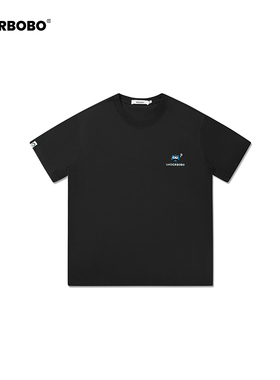 U系列BOBO头像印花T恤 25年夏新款 简约休闲宽松显瘦小个子情侣女