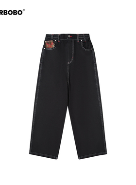 BOBO航海系列牛仔裤 2025年冬季男女新款美式复古宽松阔腿显瘦