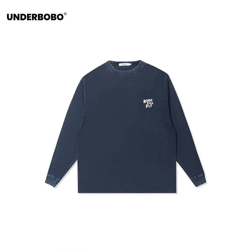 UNDERBOBO束口长袖休闲显瘦T恤女