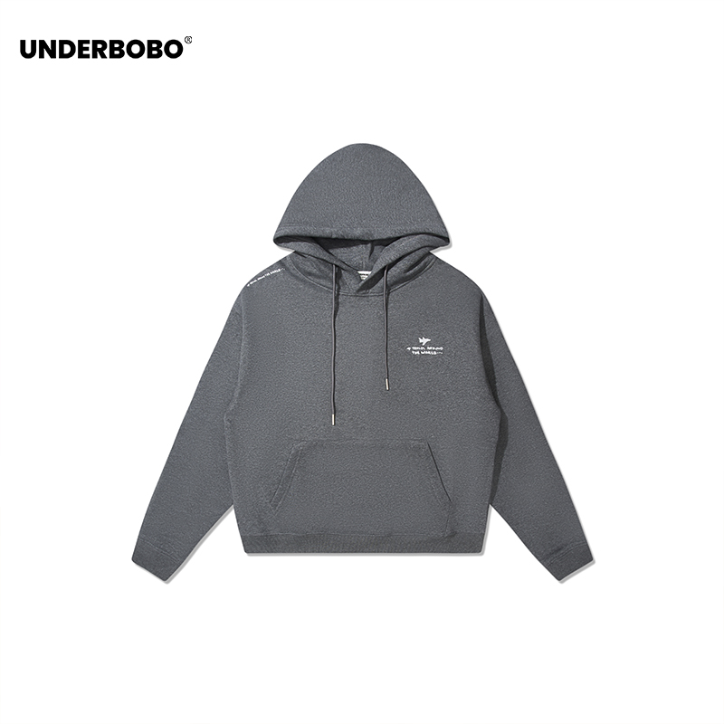 UNDERBOBO休闲百搭情侣连帽卫衣